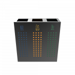ALBRIS PC - poubelles de tri selectif en metal