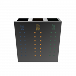 ALBRIS PC - poubelles de tri selectif en metal