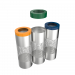 BELVEDERE SST - poubelles de tri selectif en acier inoxydable