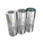 BELVEDERE SST - poubelles de tri selectif en acier inoxydable
