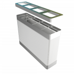 BERNINA SST - station moderne du recyclage en acier inoxydable