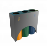ELM PC - poubelles de recyclage en metal