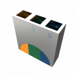 ELM SST - poubelles de recyclage modernes en acier