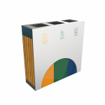 ELM SSTW - poubelles de tri selectif en acier et bois
