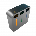 PEGAS PC - bacs de recyclage modernes en metal