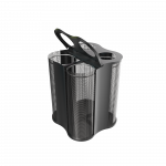 POLARIS PCM - poubelle de tri selectif moderne en metal et mesh