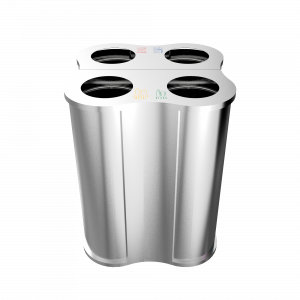 POLARIS SST - station moderne de recyclage en acier inoxydable