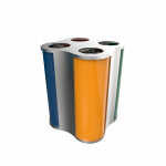 POLARIS SST - station moderne de recyclage en acier inoxydable