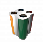 POLARIS SST - station moderne de recyclage en acier inoxydable