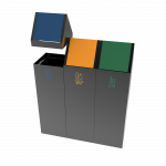 SCOPI PC - bacs de recyclage moderne en metal