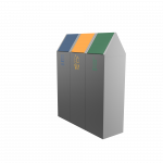 SCOPI PC - bacs de recyclage moderne en metal