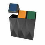 SCOPI PC - bacs de recyclage moderne en metal