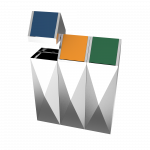 SCOPI SST - conception urbain des bacs de recyclage en acier