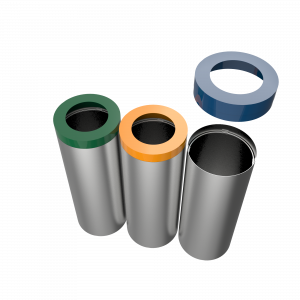 STELLA SST - poubelles de tri selectif en acier