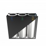 TRIOLET SST - poubelles de tri selectif en acier inoxydable