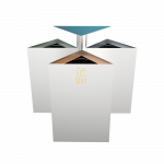 ZUPO SST - poubelles de recyclage en acier inoxydable