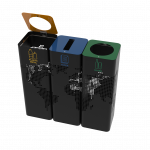 ECOMONDE PC - poubelles de tri selectif modernes en metal_1_custom made