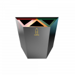 AMPATO PC - Bacs de recyclage géométrique en métal_1
