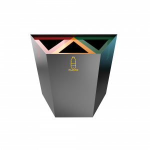 AMPATO PC - Bacs de recyclage géométrique en métal_1