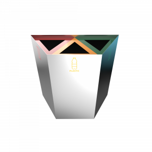 AMPATO SST - Bacs de recyclage géométriques en acier inoxydable_1