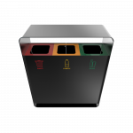 ARIZARO PC - Poubelles de conception attrayantes en métal_1