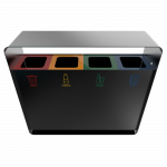ARIZARO PC - Poubelles de conception attrayantes en métal_7
