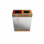 BREND SST - Bac de recyclage élégant avec plusieurs compartiments_9