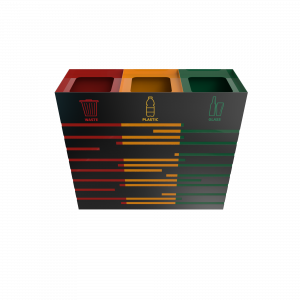 KANDEL PC - Poubelles métalliques pour la collecte sélective des déchets_1