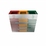 KANDEL SST- Poubelles de tri selectif en acier inoxydable pour la collecte sélective des déchets_1