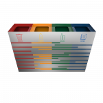 KANDEL SST- Poubelles de tri selectif en acier inoxydable pour la collecte sélective des déchets_5