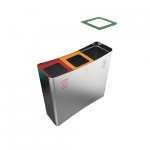 MEDUSA SST - Bacs de recyclage simple en acier inoxydable_4