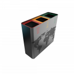 MISTI PC - Poubelles de recyclage modernes en tôle_2