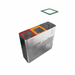 MISTI SST - Poubelles de recyclage modernes en acier inoxydable_4