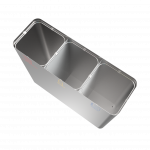 PISCO SST - Bac de recyclage génial en acier inoxydable_26
