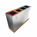 TACORA SST - Bac de recyclage ingénieux en bois et acier inoxydable_6