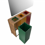 TOLIMA SST - Bacs de recyclage fantaisie en acier inoxydable_5