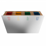 TOLIMA SST - Bacs de recyclage fantaisie en acier inoxydable_6