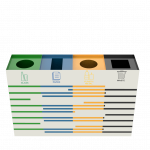 KANDEL PC - Poubelles métalliques pour la collecte sélective des déchets_25