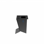 NOATAK PC poubelles de tri sélectif modernes en métal avec cendrier_1