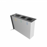 NOATAK SST poubelles de tri sélectif modernes en acier avec cendrier_11