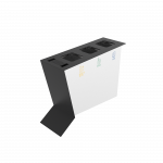 NOATAK SST poubelles de tri sélectif modernes en acier avec cendrier_12