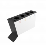 NOATAK SST poubelles de tri sélectif modernes en acier avec cendrier_15