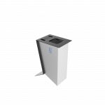 NOATAK SST poubelles de tri sélectif modernes en acier avec cendrier_4
