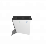 NOATAK SST poubelles de tri sélectif modernes en acier avec cendrier_5