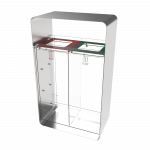 ARIZARO CRYSTAL SST_bac de recyclage en plexiglas et acier inoxydable_binsignia.com_10