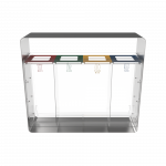 ARIZARO CRYSTAL SST_bac de recyclage en plexiglas et acier inoxydable_binsignia.com_13