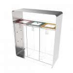 ARIZARO CRYSTAL SST_bac de recyclage en plexiglas et acier inoxydable_binsignia.com_16
