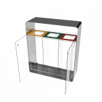 ARIZARO CRYSTAL SST_bac de recyclage en plexiglas et acier inoxydable_binsignia.com_4