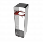 ARIZARO CRYSTAL SST_bac de recyclage en plexiglas et acier inoxydable_binsignia.com_7