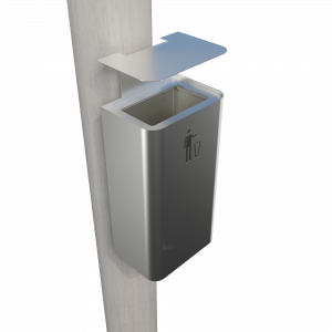 ZENIPOLE SST_mountened pole trash bin